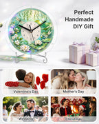 DIY Acrylic Puzzle Clock Kit - Summer Lotus Pond