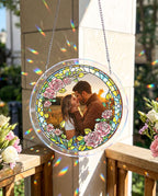 Personalized Acrylic Suncatcher - Forever love
