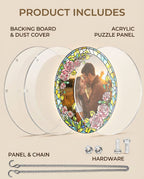 Personalized Acrylic Suncatcher - Forever love