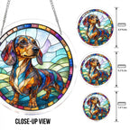 Acrylic Jigsaw Puzzle Suncatcher - Dachshund