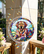 Acrylic Jigsaw Puzzle Suncatcher - Golden Retriever
