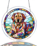 Acrylic Jigsaw Puzzle Suncatcher - Golden Retriever