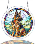Acrylic Jigsaw Puzzle Suncatcher - German Shepherd