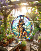 Acrylic Jigsaw Puzzle Suncatcher - German Shepherd