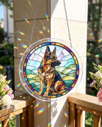 Acrylic Jigsaw Puzzle Suncatcher - German Shepherd