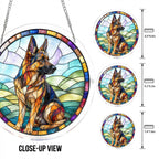 Acrylic Jigsaw Puzzle Suncatcher - German Shepherd
