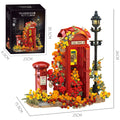 London Street Phone Booth Building Block Set|1142Pcs