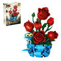 Rose & Snake Building Block Set – Gothic Floral Fantasy Collectible