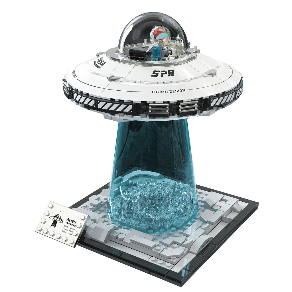 UFO Beam Encounter Brick Light Set