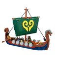 Nordic Longship Brick Set – Legendary Viking Display Build