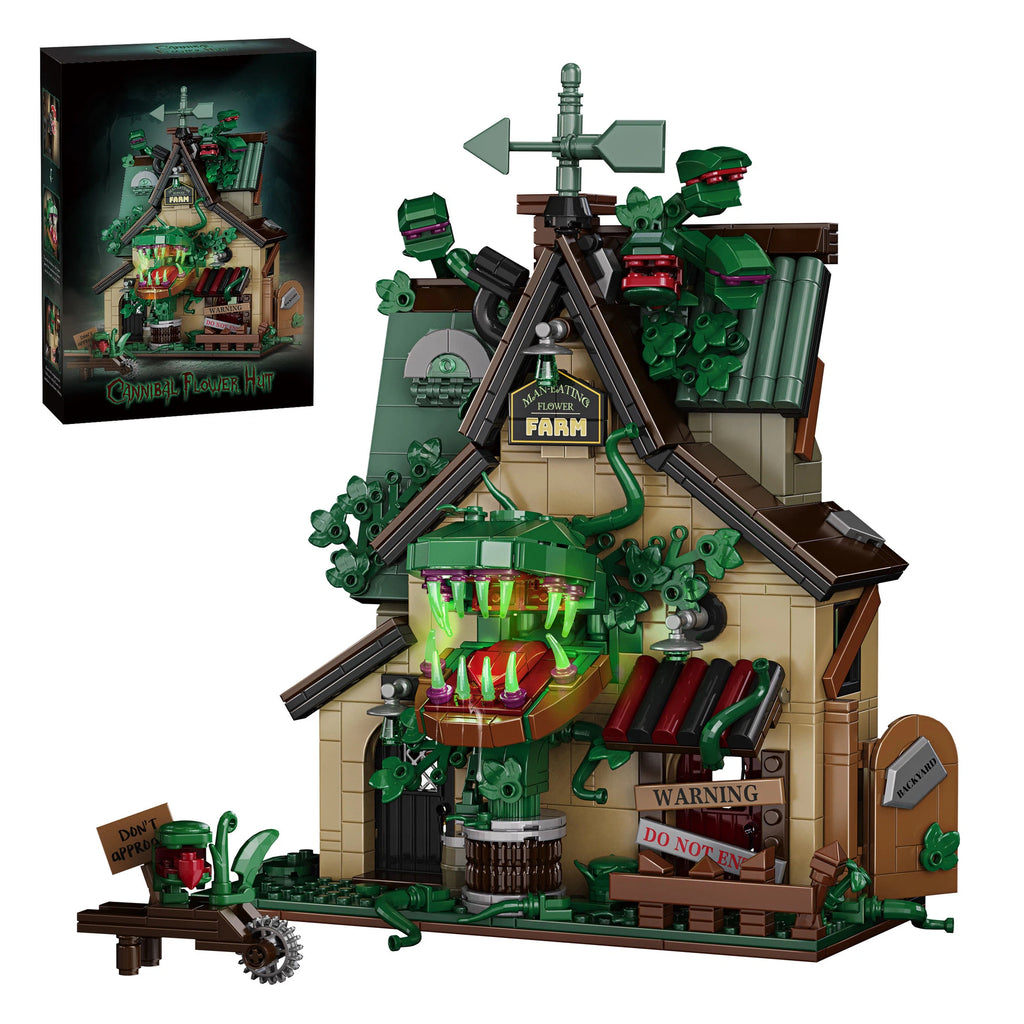 Carnivorous Plant Cottage Building Set -  Family Atmosphere Edition