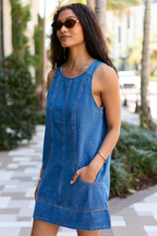 Ellie Denim Mini Dress FINAL SALE