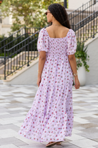 Aurora Lavender Smocked Top Maxi Dress FINAL SALE