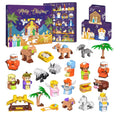 Nativity Advent Calendar 2025 - Jesus Birth Scene Building Set