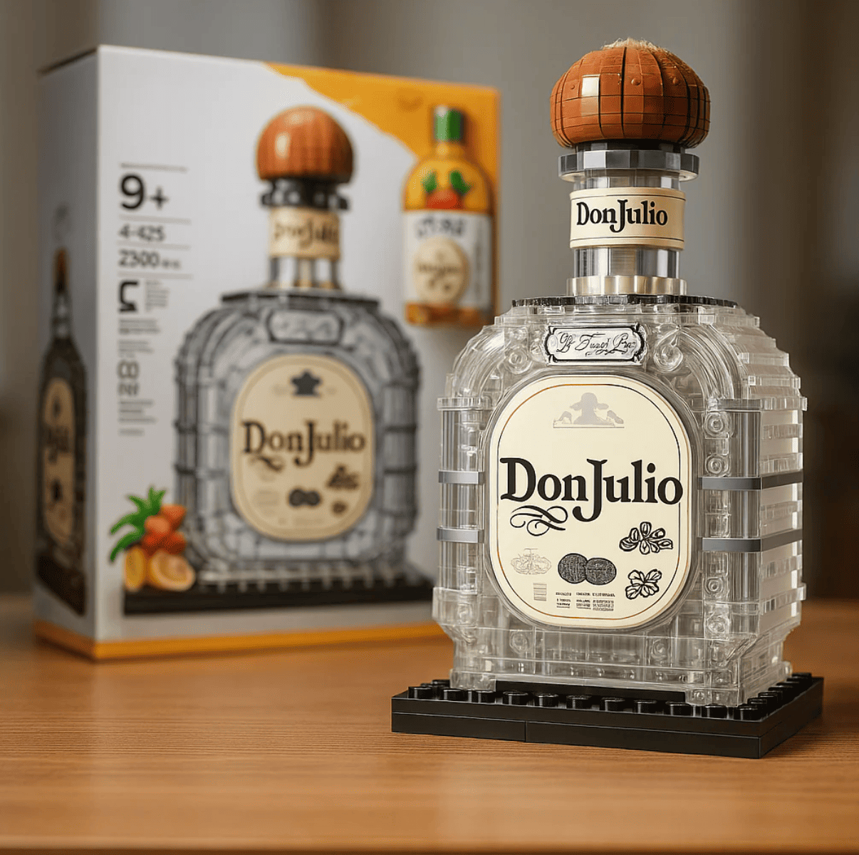 Iconic Whiskey Bottle Building Block Set🍻