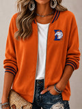 Women'S Casual Baseball Jacket