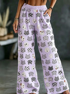 Women's  Casual Print  Palazzo Pants