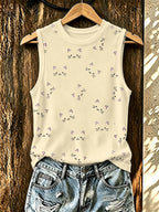 Women'S Cat Print Tank Top