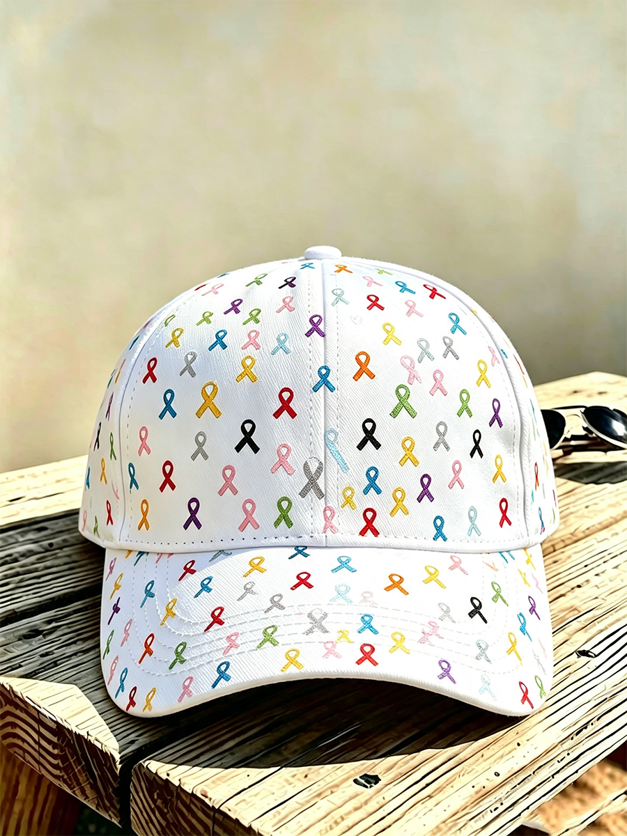 Unisex Cancer Awareness Casual Hat