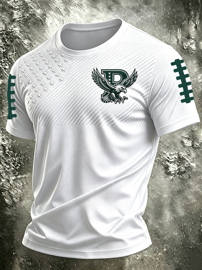 Men's Football Printed Short-Sleeve T-Shirt
