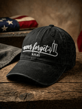 Unisex 9.11 Never Forget Printed Hat