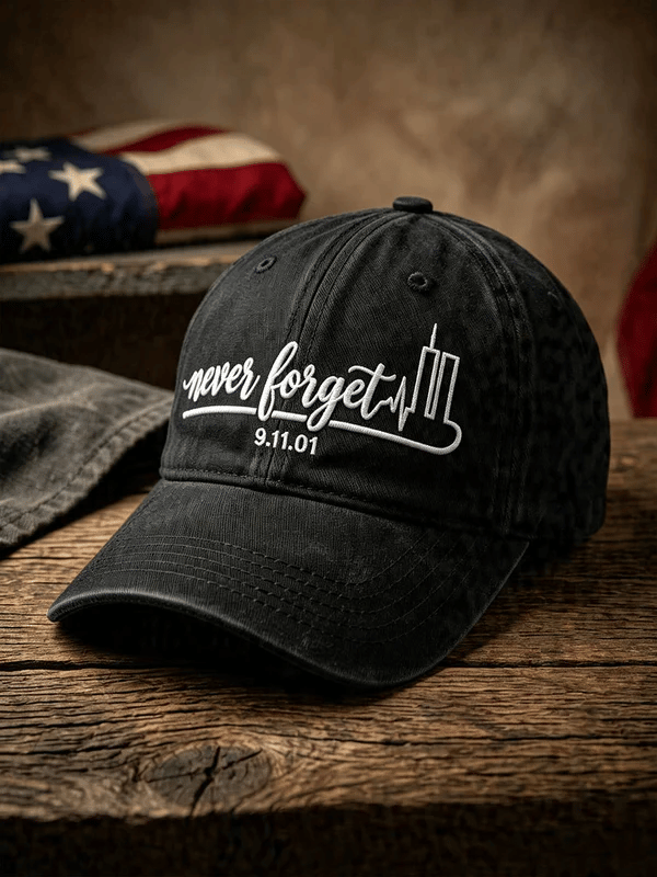 Unisex 9.11 Never Forget Printed Hat