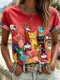 Women's American cat T-Shirt