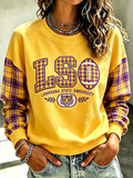 Women'S Retro Rugby Round Neck Sports Shirt