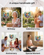 Acrylic Jigsaw Puzzle Suncatcher - Heatwave Bloom