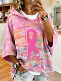 Women'S Casual Loose Hooded Sweatshirt