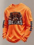 Men'S Football Printed Waffle T-Shirt