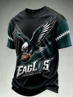 Men'S Football Fan Waffle T-Shirt