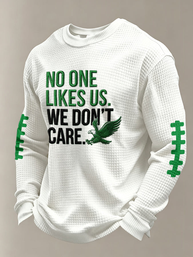 Men's Football print waffle T-shirt