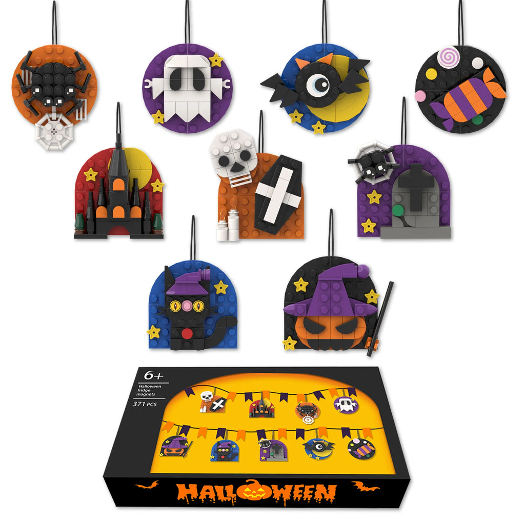 Buildable Halloween Fun – Brick Magnet & Hanging Set