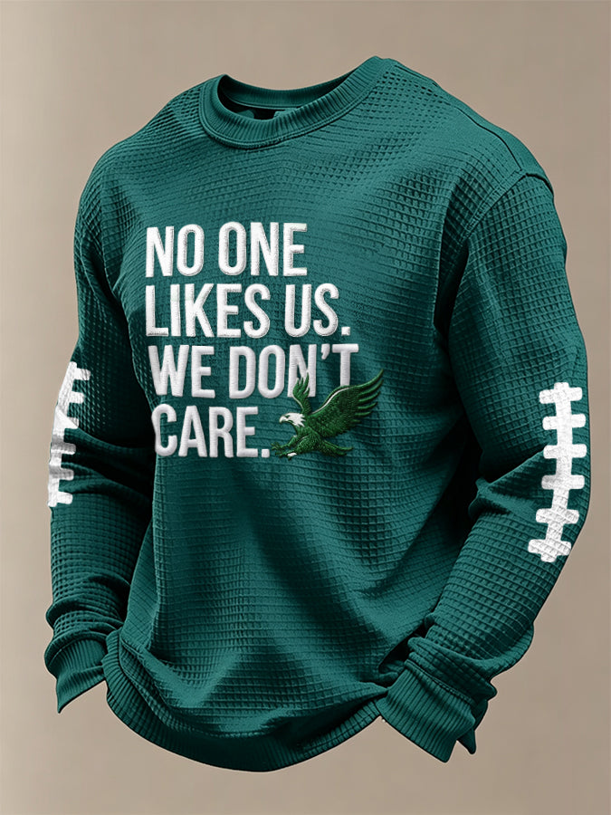 Men's Football print waffle T-shirt