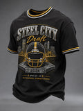 Men's Steel City Football Short Sleeves T-shirt