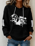 Women'S Football Fans Print Sweatshirt