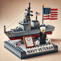 U.S. Military 250th Anniversary Patriotic Blocks - 100% Made in the USA