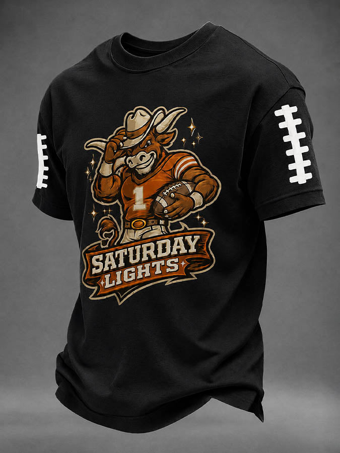 Men's Football Printed Short-Sleeve T-Shirt