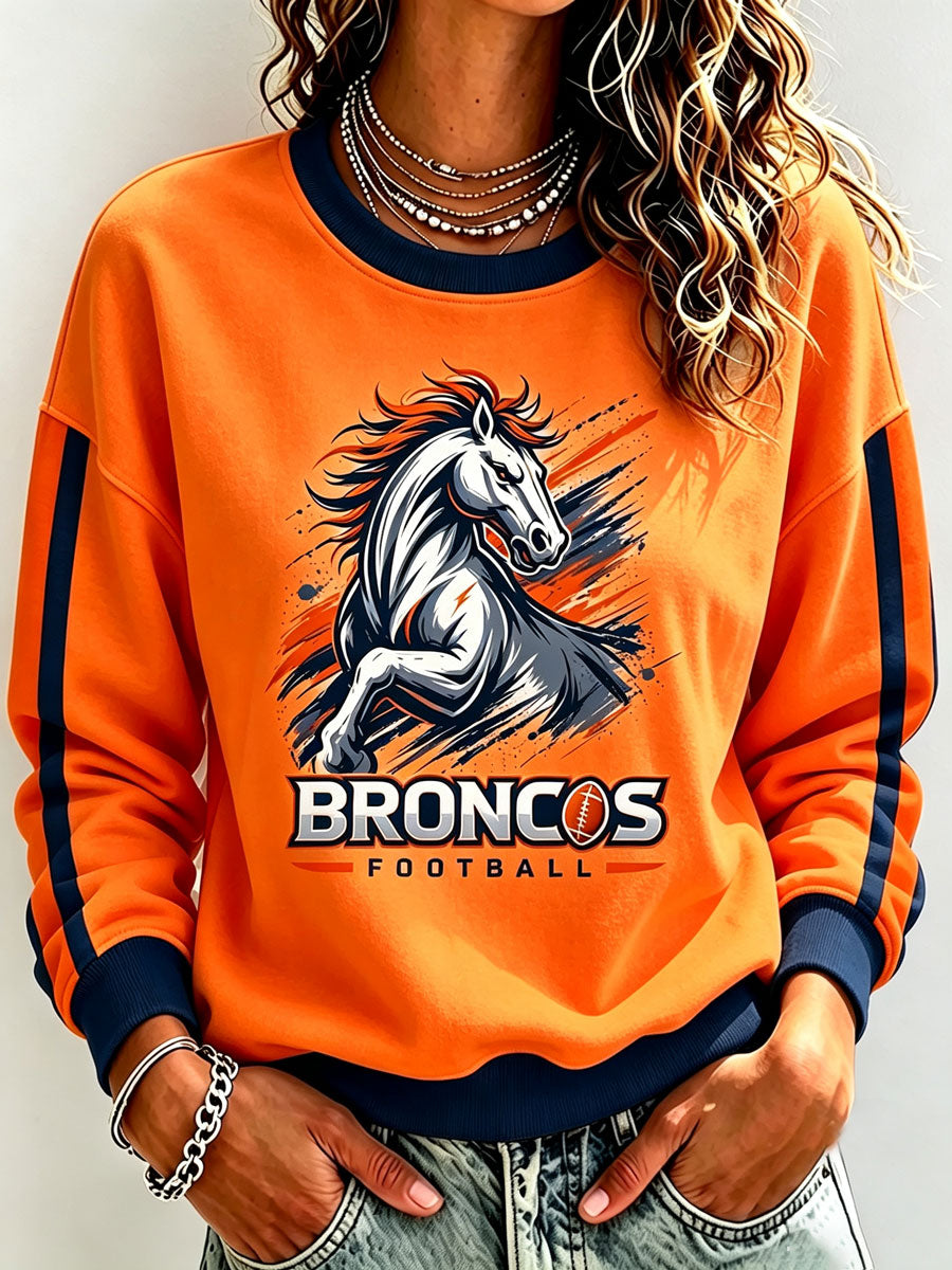 Women'S Football Fan Casual Sweatshirt