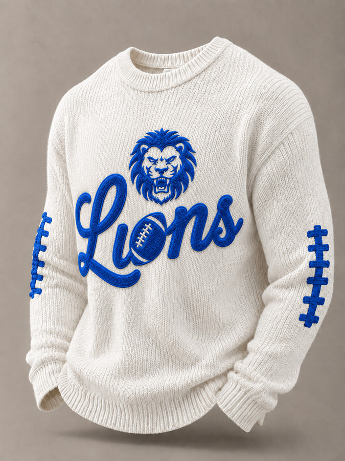 Men's casual rugby sweater