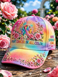 Unisex Fight Cancer In All Colors Cancer Awareness Print Cap