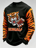 Men's Football Printed Waffle T-Shirt