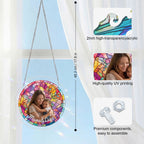 Personalized Acrylic Suncatcher - Rosy Ties of Love
