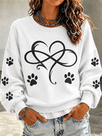 Women'S Casual Black Cat Art Printed Sports Shirt