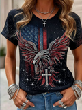 Women's Vintage Faith American Founding 250th Anniversary Short-Sleeved T-Shirt