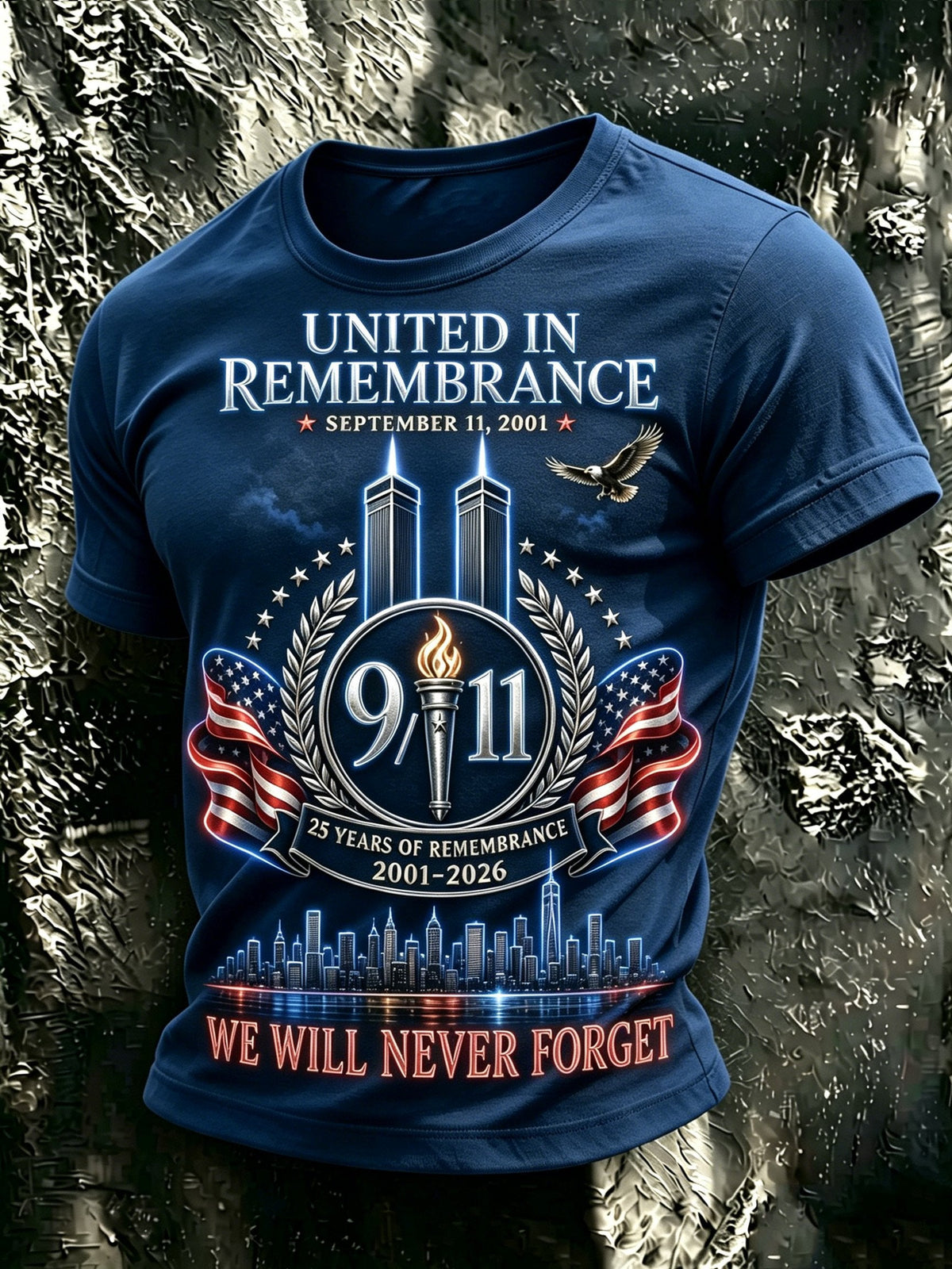 Men's 9/11 Memorial Graphic Top