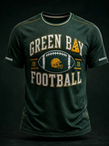 Men'S Football Fan Printed T-Shirt