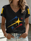 Women'S Football Print Short-Sleeve T-Shirt