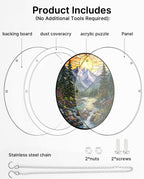 Acrylic Jigsaw Puzzle Suncatcher - Golden Valley